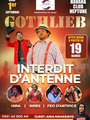 Gothlieb - "Interdit d'Antenne" - Showcase - Neptune Havana Club