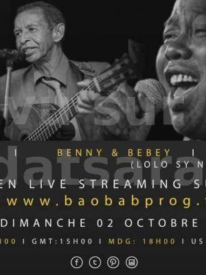 Live streaming baobabprog.fr - Bebey , Benny , Nini Kolibera , Tselonina , Tarika kolibera , Tarika Herinjatovo