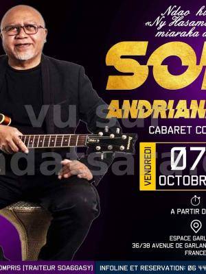 Solo Andrianasolo - Concert - Espace Garlande Bagneux