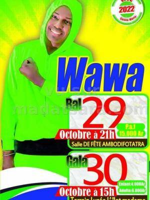 Wawa - Concert - Ilot Madame Sainte Marie , Salle des fêtes Ambodifotatra
