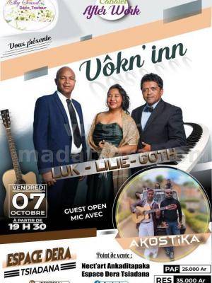 Vokn'Inn - Luk , Lilie , Gothlieb - Concert - Espace Dera