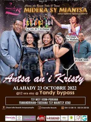 Antsan'i Kristy , Fredson , Groupe Ba Malala, La voix de l'Archange - Concert - Yandy By Pass