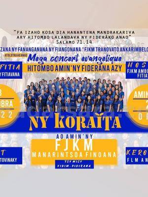 Mega Concert évalgélique - Ampifitia , Hosana Ambohijatovo Fitiavana , Ny Koraïta - Fjkm Manarintsoa Finoana