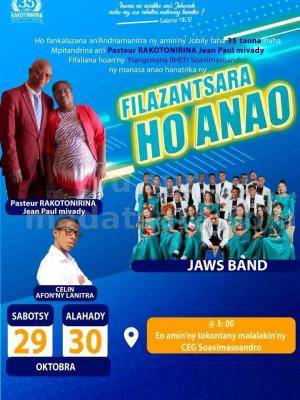 Filazan-tsara ho anao - Jaws Band , Celin D'Ambiance - CEG Soavimasoandro