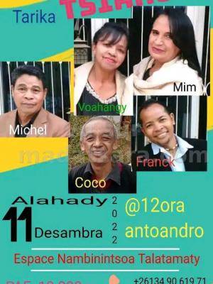 Groupe Tsiaro Concert Espace Nambinintsoa Talatamaty
