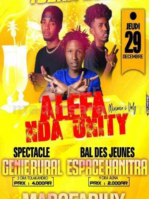 Alefa NDa Unity - Showcase - Espace Hanitra Marofarihy, Génie rurale Marofarihy