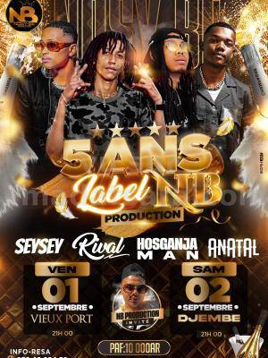 5 Ans label NBNB