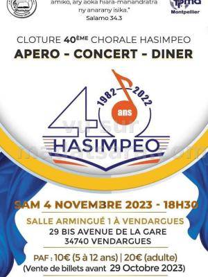 Cloture 40ème chorale Hasimpeo