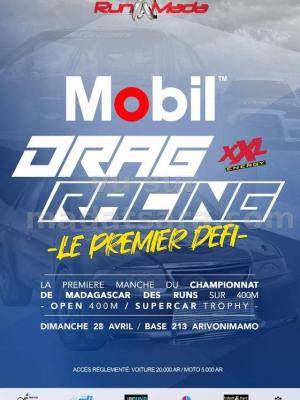 Mobil drag racing Le prémier défi