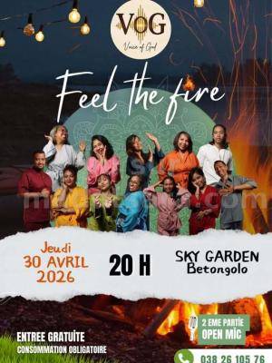 Feel the fire Sky garden Betongolo