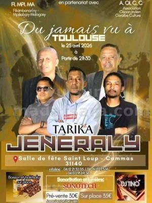 Jeneraly Concert Salle des fêtes Saint Loup Cammas