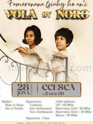 Famerenana tsiahy hoan'i Vola sy Noro Concert CCESCA Antanimena