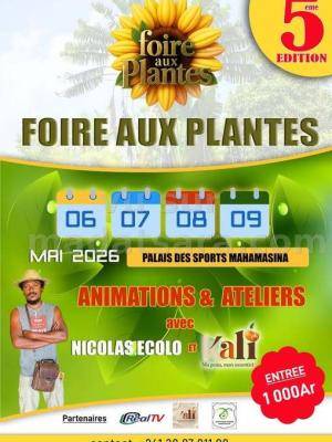 Foire aux plantes 5ème édition Palais des Sports Mahamasina