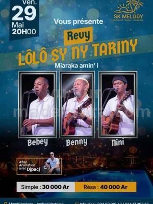 Revy Lolo sy ny tariny - Bebey, Benny, Nini Kolibera Concert SK SK Melody Mandriambero