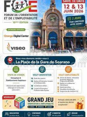 Forum de l'Orientation et de l'Employabilité FOE - Gare Soarano