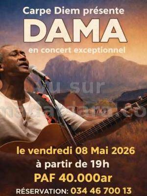 Dama Concert exceptionnel Restaurant Carpe Diem Andraharo