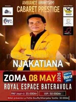 Njakatiana Cabaret prestige Espace Royal Bateravola Fianarantsoa