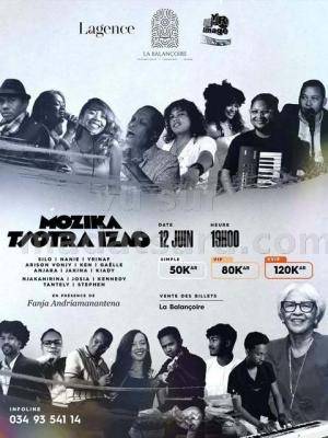 Mozika tsotra izao Concert La Balançoire Antananarivo - Fanja Andriamanantena avec Silo, Nanie, Yrinaf Boutska, Arison Vonjy, Ken, Gaêlle, Anjara R, Kiady, Njakanirina Rakotonirainy, Josia Kevin Rakotondravohitra, Roy Kennedy