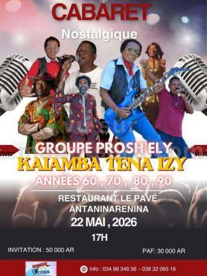 Cabaret nostalgique Kaiamba tena izy Le Pave Club Antaninarenina