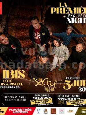 'Zay La première exclusive night Concert Hotel Ibis Akorondrano