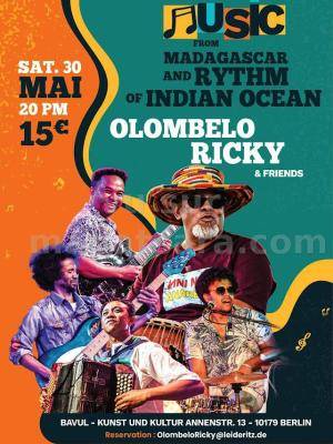 Olombelo ricky Concert Music from Madagascar and rythm of Indian Ocean Kunsthochschule Berlin-Weißensee