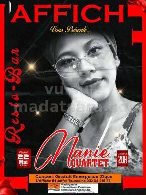 Nanie Quartet Concert Affiche Resto Bar Toamasina