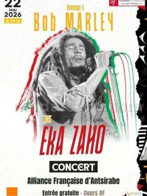 Eka Zaho hommage à Bob Marley Concert AF - Alliance Française Antsirabe