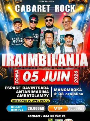 Iraimbilanja Cabaret Rock Akany Ravintsara Ambatolampy