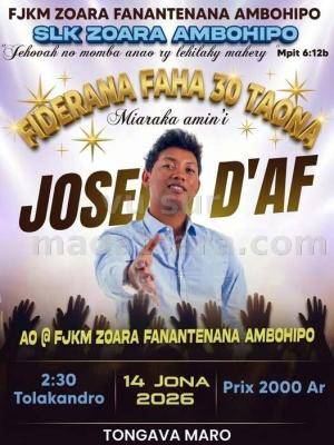 Joseph d'AF Concert FJKM Zoara Fanantenana Ambohipo