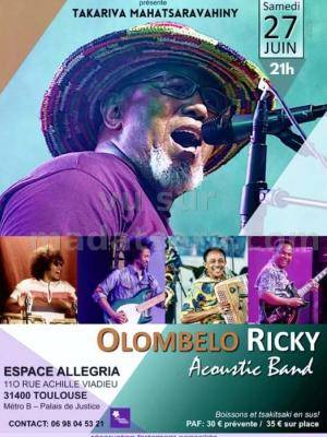 Olombelo ricky Concert Espace Allegria Toulouse