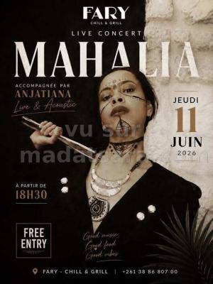 Mahalia Concert Fary Chill & Grill
