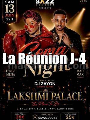 Tence Mena , Mad Max Showcase Lakshmi Palace Ste Clotilde