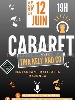 Cabaret avec Tina kely and co Resto Mafilotra Majunga Be