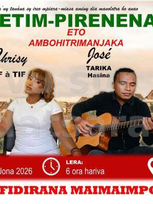 José (Tarika Hasina), Mami Bastah, Chrisy Concert Tokotany Commune Ambohitrimanjaka