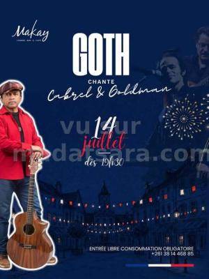 Gothlieb chante Cabrel et Goldman One man/woman show makay lounge