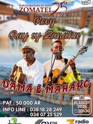 Revy ray sy zanaka - Dama & Maharo Concert Zomatel Hotel Fianarantsoa