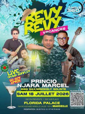 Princio & Njara Marcel Revy revy vacances showcase Florida Palace Marseille