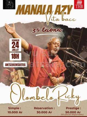 Manala azy vita bacc 35 taona - Olombelo ricky Concert Antsahamanitra