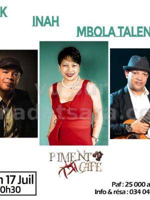 Inah, Mbola Talenta, Luk Showcase Piment Café Behoririka