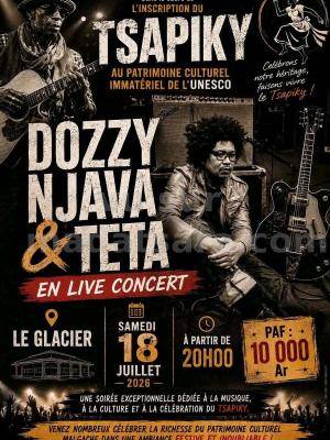 Dozzy Njava & Teta en Concert Le Glacier Analakely