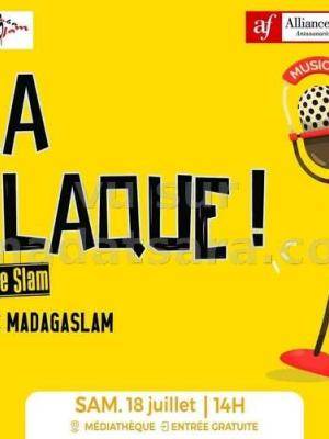 Ca claque scène Slam avec Madagaslam AFT - Alliance Française d'Antananarivo