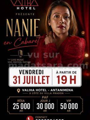 Nanie en Cabaret Valiha Hotel Antanimena