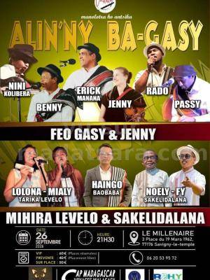 Alin'ny feo gasy - Jenny Fuhr, Feo Gasy, Levelo, Noely, Tarika Baobab Concert Le Millénaire
