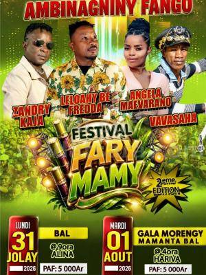 Festival fary Mamy 2ème édition - Zandry Kaja, Leloahy Be Fredda, c, c