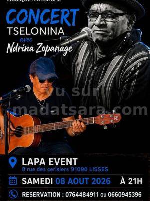 Tselonina Concert Lapa Event Lisses