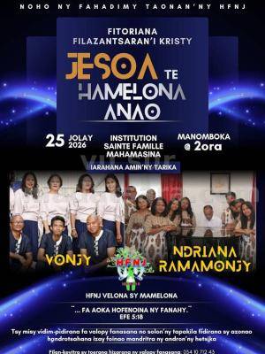 Ndriana ramamonjy & Tarika Vonjy Concert Sainte Famille Mahamasina
