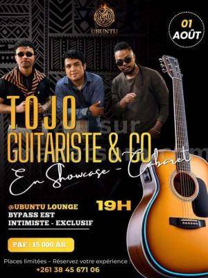 Tojo Guitariste & Co en Showcase Ubuntu Lounge By-Pass