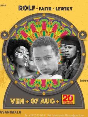 Rolf, Faith, Lewiky Showcase La Teinturerie - Is'Art Ampasanimalo