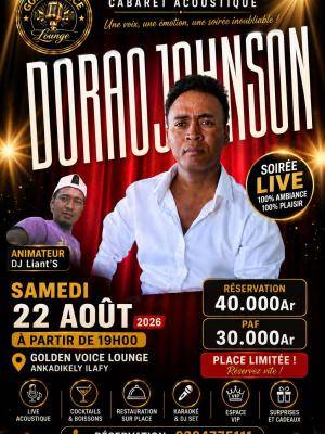 Do Rajohnson soirée live Cabaret acoustique - Golden Voice Lounge Ankadikely Ilafy