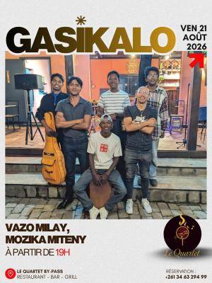 Gasikalo Vazo milay mozika miteny Concert Le Quartet By Pass